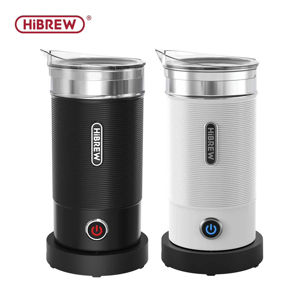 HiBREW 우유 거품기 거품 거품기 초콜릿 믹서 콜드/핫 라떼 카푸치노 완전 자동 우유 워머 쿨 터치 M1A