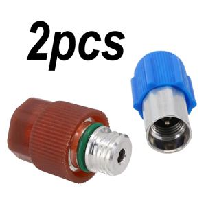 2pcs 에어컨 Hd Nd 어댑터 R134a 서비스 연결 세트 # 357820795 J/ 357820795 H For Ford For Opel For Seat For Skoda