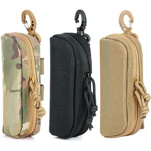 전술 Molle 주머니 하드 케이스 패션 안경 주머니 야외 휴대용 안경 보호대 충격 방지 방진 안경 케이스