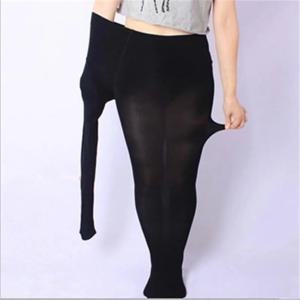 여성용 대형 슈퍼 탄성 블랙 레깅스 패션 소프트 스타킹 바지 긴 양말
