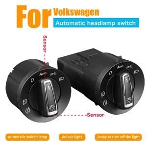 VW Passat B5 B7 Transporter T5 Tiguan Jetta Mk6 골프 4 6 헤드 라이트 램프 자동 스위치 센서 액세서리 용 자동 헤드 라이트 스위치