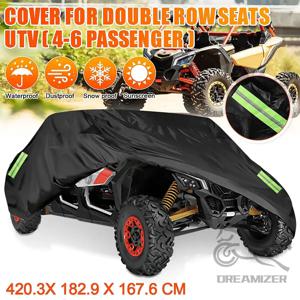4-6 Seaters RZR UTV 커버 방수 야외 헤비 듀티 Fadeless 옥스포드 천 방풍 전천후 커버 액세서리