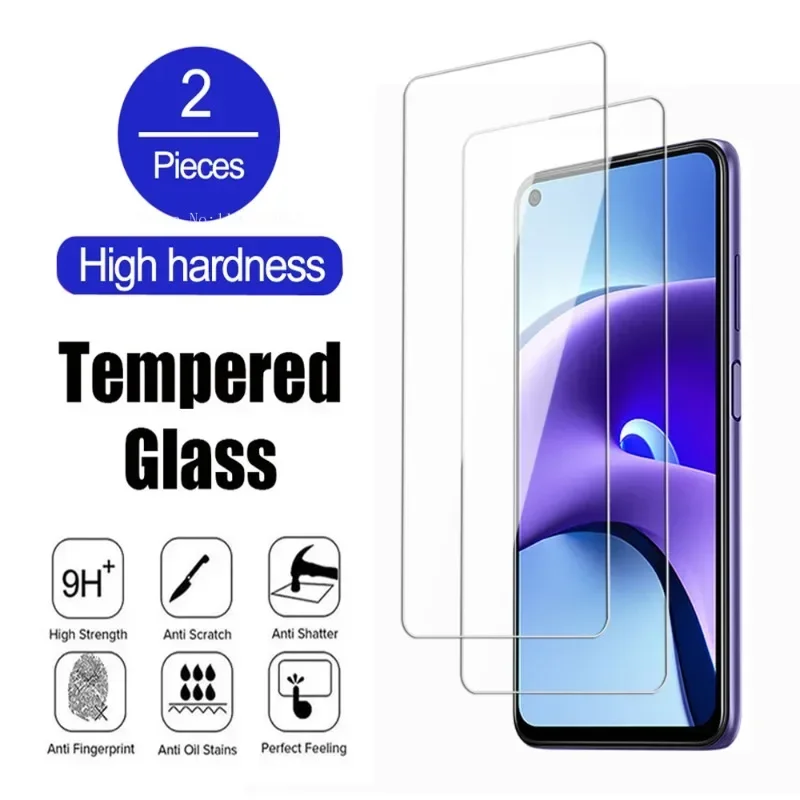 Xiaomi Redmi Note 13 12 11 10 9 8 Pro 11S 12S 13R 화면 보호기 Redmi 13C 12 10A 9C 8A 유리 필름 용 2Pcs 강화 유리