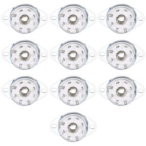 EBL21 ECH21 4P1S 5B254 7N7 4J1S 용 10Pcs 8PIN K8A 옥탈 튜브 소켓 세라믹 밸브베이스