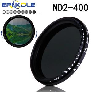 카메라용 가변 ND 필터 조정 가능한 중립 밀도 렌즈 필터(ND2-ND400) - 37 40.5 43 46 49 52 55 58 62 67 72 77 82 mm