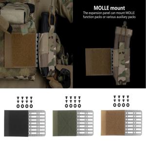 후크 앤 루프 확장 사이드 플레이트 |   MOLLE 패널 어댑터 기어 확장 |   백팩 체스트 리그 에어소프트 사냥 액세서리