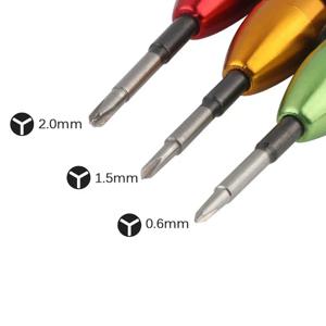 삼성 기어 S3 스마트 시계 수리 Y-팁 0.6mm 1.5mm 2.0mm iPhone 용 Nintendo Switch JoyCon 용 트라이 블레이드 스크루 드라이버