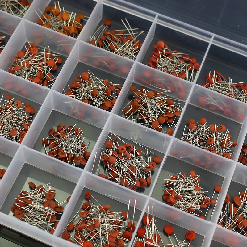 300/960pcs 세라믹 커패시터 키트 2pF-0.1uF 전자 부품 패키지 커패시터 모듬 샘플 Diy 키트
