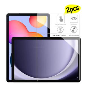 2PCS HD 스크래치 방지 화면 보호기 강화 유리 삼성 갤럭시 탭 S6 라이트 2024 S5E S7 FE S8 S9 울트라 A7 A8 A9 플러스 5G