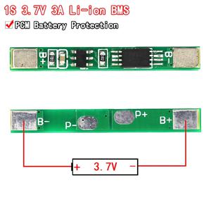 18650 리튬 이온 리튬 배터리 용 10PCS 1S 3.7V 3A 리튬 이온 BMS PCM 배터리 보호 보드 pcm