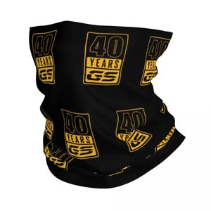모터 레이스 40 년 오토바이 R1200 두건 넥 커버 인쇄 랩 스카프 다용도 머리띠 낚시 남여 성인 방풍