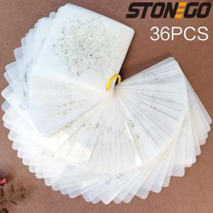STONEGO 창의적인 벽화 캐비닛 만다라 템플릿, DIY 해골 템플릿, 36 만다라 템플릿