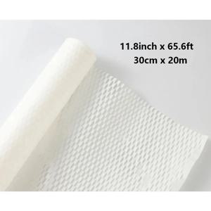 흰색 벌집 종이 수공예품 포장지, DIY 꽃 및 선물, 분해성 버퍼 환경 종이 등