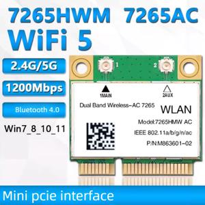 AC7265 7265HMW 네트워크 카드 Bluetooth 4.2 무선 Wifi AC7265용 미니 PCI-E 기가비트 듀얼 밴드