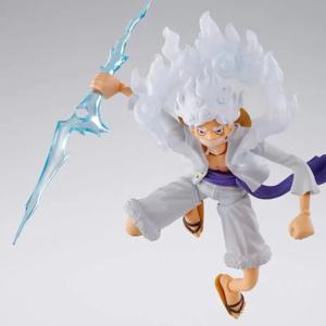 재고 있음 반다이 S.H.Figuarts SHF 원피스 MONKEY.D.LUFFY GEAR5 모델 키트 액션 피규어 모델 어린이를위한 장난감 선물