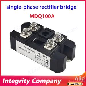 MDQ100A1600V 단상 정류기 브리지 12V 24V 36V 48V 220V 480V AC-DC 모듈 100Amp 1600V 다이오드 정류기