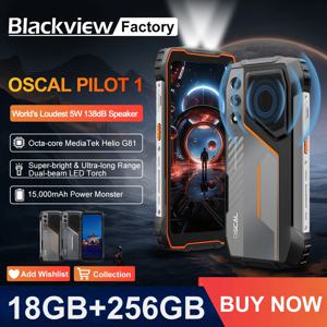 Blackview OSCAL PILOT 1 견고한 전화기 안드로이드 14 6GB 256GB 6.67인치 HD+디스플레이 50MP 후면 카메라(15000mAh NF 스마트폰 포함)