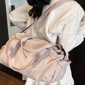 방수 피트니스 스포츠 가방 소형 경량 휴대용 핸드백 대용량 걸이형 수하물 짐 가방 단기 여행용