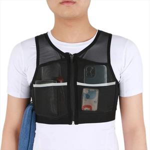 대용량 통기성 남성 여성 러닝 자켓 러닝 가슴 팩 러닝 스토리지 가방 마라톤 조끼 가방 러닝 배낭