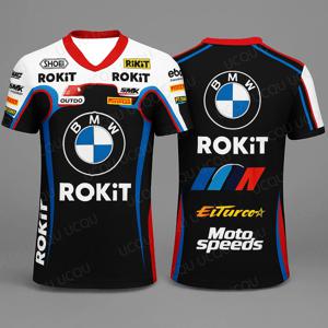 BMW 모토 티셔츠 2025 – Toprak Razgatlioglu SBK 레이싱 팬웨어, 슈퍼바이크 매니아를 위한 통기성 바이커 티셔츠