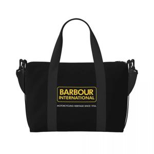 B-Barbour 여행 더플 백(어깨 끈 포함) 스포츠 체육관 여성용 하룻밤 가방 맞춤형 Weekender 토트 백