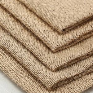 프리미엄 천연 황마 원단 50x160cm 소박한 웨딩 테이블 러너 플레이스매트 선물 포장 천 DIY 공예용 튼튼한 삼베