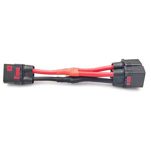 QS8-S 안티 스파크 커넥터 QS8 병렬 와이어 어댑터 남성-여성 병렬 Y 케이블 하네스 8AWG RC 부품 드론 배터리용
