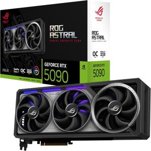 새로운 ASUS ROG Astral GeForce RTX ™   5090 OC 에디션 게이밍 그래픽 카드 (PCIe) ®   5.0, 32GB GDDR7, HDMI ® /DP 2.1, 3.8-슬롯, 4-팬 디스크