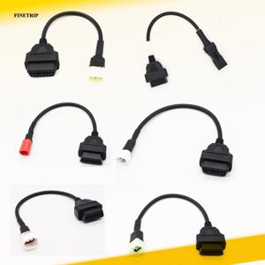 Ducati obd obd2 연장 케이블 용 ktm 6pin moto 용 혼다 4pin 용 yamaha 3pin 4pin 용 오토바이 motobike 용 obd2 커넥터