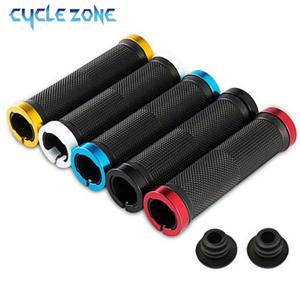 안티 슬립 BMX 자전거 그립 MTB 고무 양측 잠금 사이클링 자전거 핸들 바 그립 사이클링 핸들 바 슬리브 자전거 액세서리