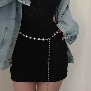 금속 Chatelaine 오뜨 꾸뛰르 여름 드레스와 유행 기능 스타일 장식 양복 얇은 벨트 패션 체인