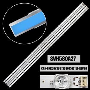 LED 백라이트 스트립, 58A72GQ 58A7GQTUK 58A7GQ HD580Y3U91-L2 + 2021061101 + SVH580A27 CRH-BXK58Y3U913030T51215E-REV1.6