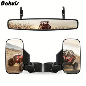 UTV 오프로드 측면 후면 거울 및 Polaris RZR Pioneer Yamaha Can-Am용 1.75