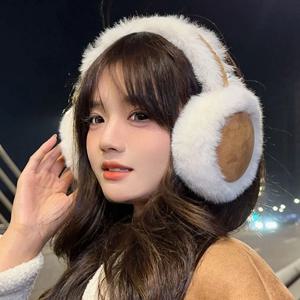 휴대용 접이식 플러시 귀마개, 고품질 겨울 따뜻한 귀마개, 차가운 보호, 부드러운 야외 이어 커버