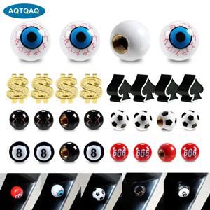 범용 자동차 타이어 밸브 캡 휠 더스트 커버, 자동차 트럭 SUV 오토바이 자전거 자동차 스타일링 밸브 스템 캡 액세서리, 4 개 신제품