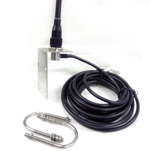 VHF 해양 안테나 156-163Mhz 고무 방수 마스트 공중 보트 요트 요트 용 5M RG-58 케이블 포함 희귀