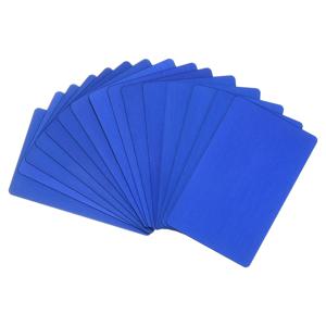 20/30Pcs 86x54x0.8mm 금속 명함 양극 처리 된 알루미늄 공백 이름 카드 레이저 사용자 정의 DIY에 대 한 인쇄 가능한 이름 카드를 조각