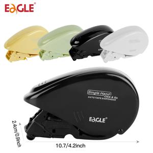 한 롤 테이프가 있는 EAGLE 테이프 디스펜서, 자동 절단, 한 손 ​​작업, 포장에 완벽한 귀여운 테이프 디스펜서, DIY 스티커