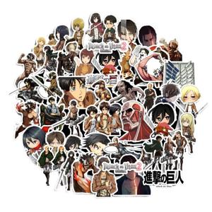 자전거 손 계정 연필 케이스 데칼에 대한 타이탄 낙서 스티커에 50PCS 애니메이션 공격