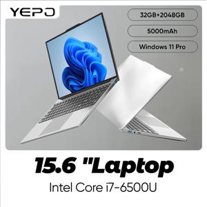 2025년형 인텔 코어 i7-6500U 15.6인치 노트북 32GB 램 2048GB SSD ROM 5000mAh 윈도우 11 프로 게이밍 노트북 사무용 학습용 PC