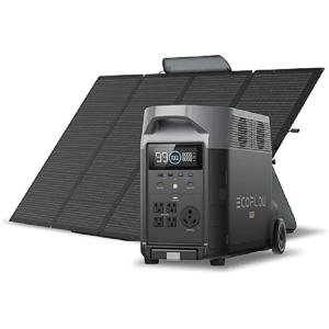 빠른 배송 EF ECOFLOW 휴대용 파워 스테이션 3600Wh DELTA Pro, 120V AC 콘센트 x 5, 3600W, 2.7시간 급속 충전, Lifepo4 파워