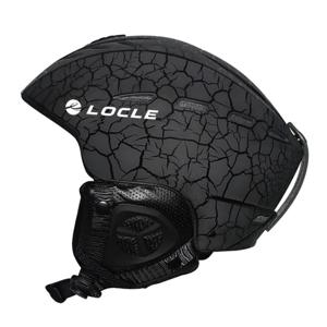 LOCLE 전문 스키 헬멧 남자 여자 어린이 스키 헬멧 스노우 스케이트 스노우 보드 스노 모빌 스케이트 보드 헬멧 크기 52-61cm