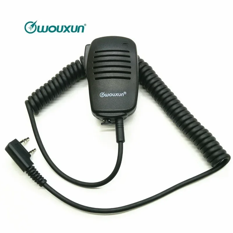 WOUXUN KG-UVD1P 휴대용 마이크, 켄우드 햄 라디오 액세서리 스피커, 미니 마이크, UV6D 8D 플러스 KG9D Baofeng