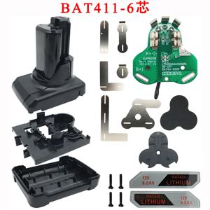 BAT420 리튬 이온 배터리 플라스틱 케이스 Bosch 10.8V 12V BAT412A BAT413A BAT411 하우징 쉘용 PCB 충전 보호 보드 상자