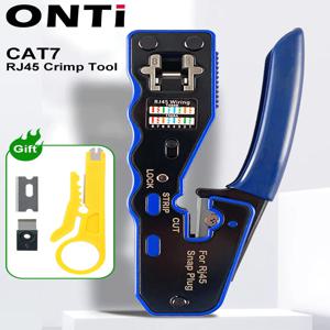 RJ45 UTP 크림퍼 네트워크 도구 이더넷 케이블 스트리퍼 스루홀 커넥터 CAT5/6/7/8 플라이어 프레싱 와이어 클램프 집게 클립