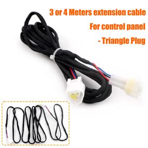 제어판 12V / 24V 공기 디젤 히터 배선 하네스 Loom Triangel 플러그 용 3 또는 4 미터 연장 케이블