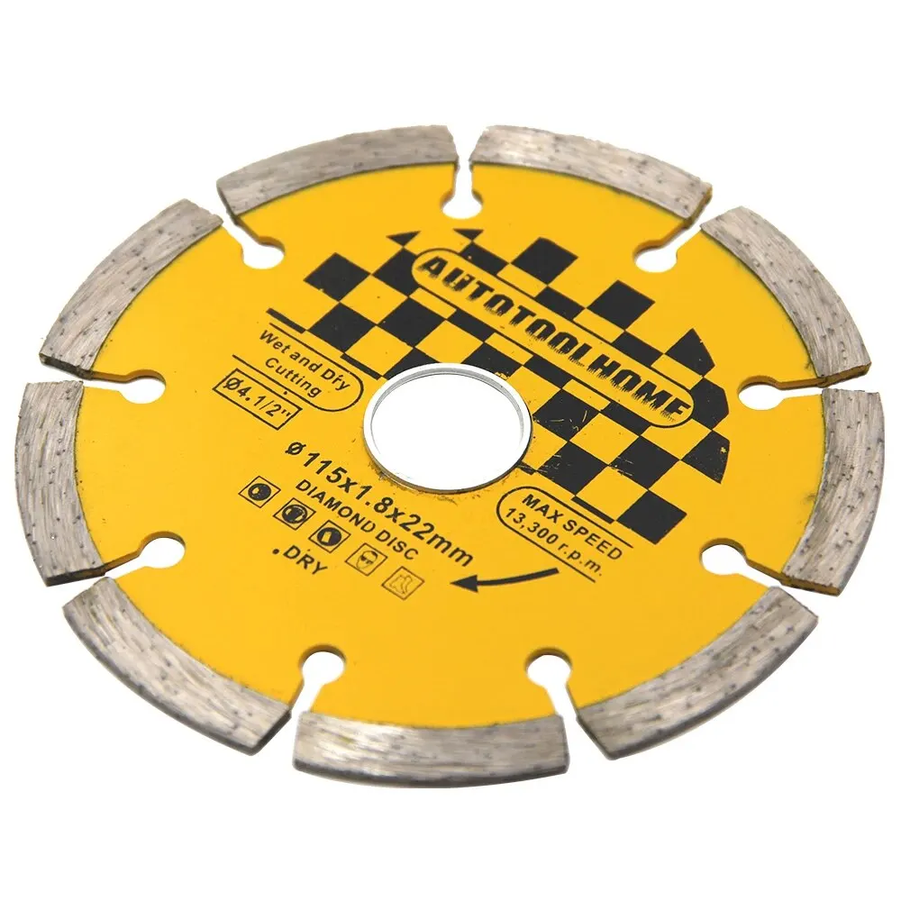 115mm 다이아몬드 드라이 그루브 벽 깨는 톱 블레이드 화강암 대리석 커팅 블레이드 콘크리트 스톤 다이아몬드 드라이 슬라이스 도구