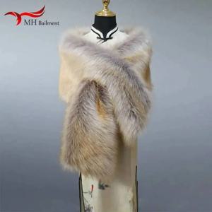 32 색상 165*30cm 여성 럭셔리 따뜻한 가짜 여우 모피 목도리 겨울 숙녀 플러시 스카프 랩 망토 코트 웨딩 롱 케이프 스카프