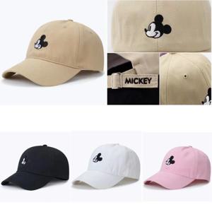 고품질 미키 만화 Snapback 모자 코 튼 야구 모자 남자 여자 조정 가능한 힙합 아빠 모자 뼈 Garros Dropshipping