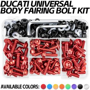 195PCS 가와사키 ZX6R ZX7R ZX9R ZX10R ZX12R ZX14R Versys 650 Ninja 650R 1000 Z750 Z1000 ZZR600 용 완벽한 페어링 볼트 나사